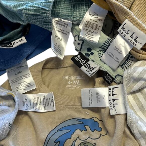 6-9 Month Baby Onesies and Bottoms Bundle - Picture 4 of 5